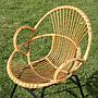 Rattan armchair 'Twine AC' by Satelliet