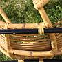 Rattan armchair 'Twine AC' by Satelliet