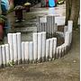 Interlocking palisade pole in recycled plastic by Govaplast (Various lengths)