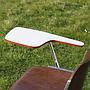 Stackable chair 'DSC 106' by Giancarlo Piretti for Anonima Castelli (ca. 1965) - With folding tablet