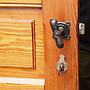 Door in varnished solid pine  (H. 246 cm x W. 87 cm) - Right