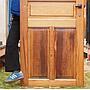 Door in varnished solid pine  (H. 246 cm x W. 87 cm) - Right/Left