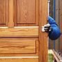 Door in varnished solid pine  (H. 246 cm x W. 87 cm) - Right/Left