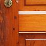 Door in varnished solid pine with glass panels (H. 245,5 cm x W. 86 cm) - Right