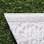 Basin in natural stone (L. 45 cm x W. 28 cm) - White