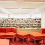 Coffee table by B-architecten from the Muntpunt library - Orange (H. 44,5 cm)
