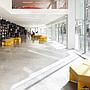 Coffee table by B-architecten from the Muntpunt library - Orange (H. 44,5 cm)