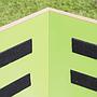 Seating structure by B-architecten from the Muntpunt library (various colors)