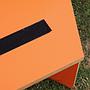Seating structure by B-architecten from the Muntpunt library (various colors)