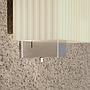 Wall light by Erco with aluminium base and switch (ca. 1960)