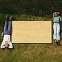 Gymnasium flooring panel in varnished solid beech (222 x 122 cm) - Sold per panel