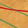 Gymnasium flooring panel in varnished solid beech (222 x 122 cm) - Sold per panel