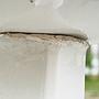 Pedestal bathroom sink in ceramic