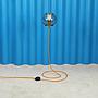 Hanging light 'Christelle' with orange cable and foot switch