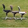 Swivel office chair 'FS 211/8' by Klaus Franck & Werner Sauer for Wilkhahn (ca. 1980) - Brown