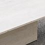 Coffee table in travertin (120 x 60 cm)