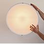 Wall light 'Karl' with aluminium diffuser