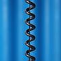 Hanging light in blue enameled steel by Elco Lite (ca. 1970) (⌀ 37,5 cm)