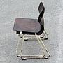Stackable school chair in pagwood by Fpf Flötotto (Pagholz)