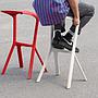 Bar stool 'Miura' by Konstantin Grcic for Plank (2005) - White