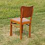 Chair in varnished oak (ca. 1960)