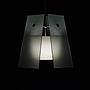 Hanging light 'Quadralta' in Murano glass by Foscarini