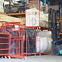 Stackable platform trolley on wheels by Koch France