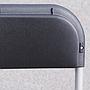 Folding chair in polypropylene and steel