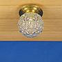 Wall/Ceiling light 'Richard' with textured glass diffuser