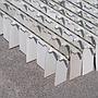 Profile 'Mille feuille' for light diffusing ceiling from Générale de Banque