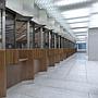 Support profile for light diffusing ceiling 'Mille feuille' from Générale de Banque