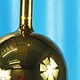 Hanging light 'Gold drop' in glass with gold finish by Utilicht