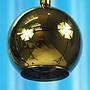 Hanging light 'Gold drop' in glass with gold finish by Utilicht