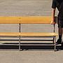 Bench by Seeuws & Fils for Swan (Deinze) (L. 200 cm)