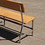 Bench by Seeuws & Fils for Swan (Deinze) (L. 200 cm)
