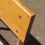 Bench by Seeuws & Fils for Swan (Deinze) (L. 200 cm)