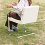 Cantilever armchair attributed to Ludwig Mies van der Rohe & Lilly Reich - Cream