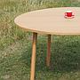 Round table 'Paddle' by Benoit Deneufbourg for Cruso (ø 120 cm)