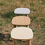 Stool 'Paddle' by Benoit Deneufbourg for Cruso (H. 65 cm)