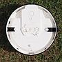 Wall/Ceiling light by Legrand in polycarbonate with porcelain socket (E27) - Black