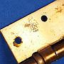 Door hinge in steel with copper finish by RS Belgium