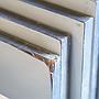Curved plywood panel from the WTC towers