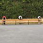 Bench in solid oak by Christophe Gevers from the Générale de Banque (various lengths)