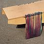 Bench in plywood by Lionel Jadot