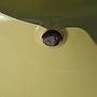 Green pedestal bathroom sink