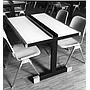 Table '4 places' by Christophe Gevers from the Banque Brussels Lambert HQ (L. 140 cm)