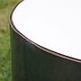 Coffee table on castors by Christophe Gevers from the Générale de Banque (ø 60 cm)
