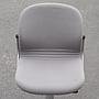 Swivel office chair 'FS 211/8' by Klaus Franck & Werner Sauer for Wilkhahn (ca. 1980) - Grey/Dark grey