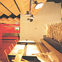 Partition in steel with decorative element 'Small Trees' by Christophe Gevers from the Générale de Banque (L. 800 cm)