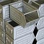 Storage container in galvanized steel by Overtom
